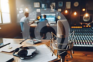 Focused Collaboration in a Modern Music Recording Studio