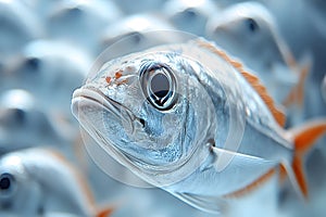Close-Up of a Silver Fish