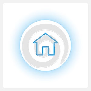 Focused mainpage button UI element template