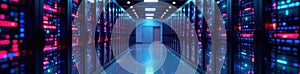 Focused server adjustments in vibrant data center , digital, system