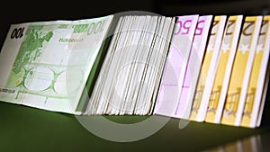 Focusing defocusing of hundreds and thousands of euros