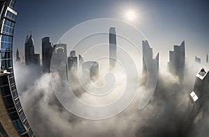 Fog in Dubai