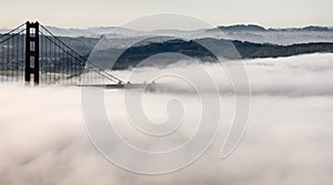 Fog Golden Gate Bridge