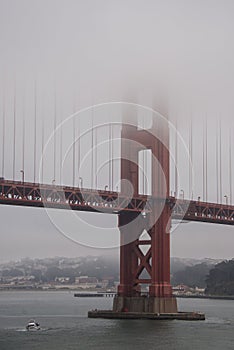 Fog at Golden Gate Bridge, San Francisco