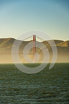 Fog Hangs Low Under The Golden Gate Bridge