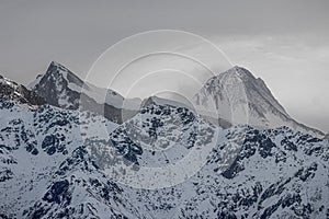 Fog Layered Himalayan Mountains