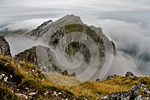 Fog in the mountain