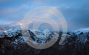 Fog in the mountains