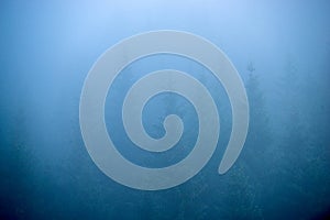 Fog in the mountains