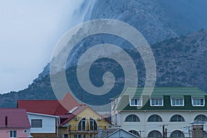 Fog over the mountains