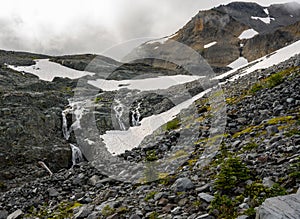 Fog Over Views from Fryingpan Gap in Washington