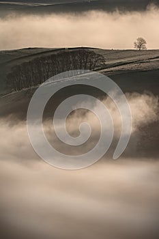 Fog - Peak District Landscape