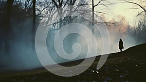 Fog Rising In The Trees: A Kodak Ektachrome-inspired Environmental Installation photo