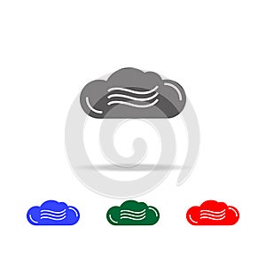 fog whethre icon. Elements of weather in multi colored icons. Premium quality graphic design icon. Simple icon for websites, web d