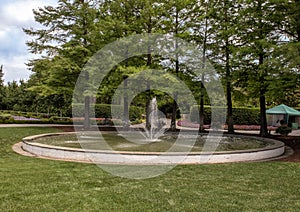 Fogelson Fountain at the Dallas Arboretum and Botanical Garden