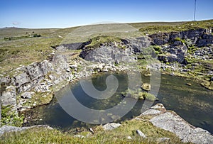 Foggintor quarry near Princetown Dartmoor photo