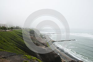 Foggy Coastline - Lima - Peru