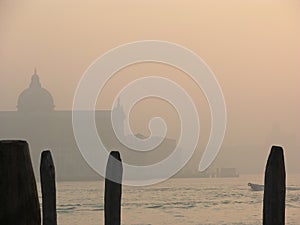 Foggy day in Venice (S.Giorgio) photo