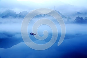 The Foggy Fairyland on Dongjiang River