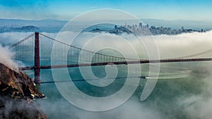 Foggy Golden Gate Bridge