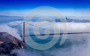 Foggy Golden Gate Bridge