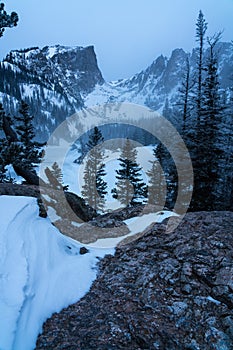 Foggy Morning at Dream Lake