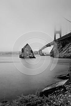 Foggy morning on the Golden Gate