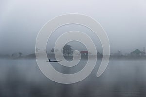 Foggy Morning  at Kaptai Lake in Bangladesh