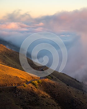 Foggy Sunrise in Golden, Colorado