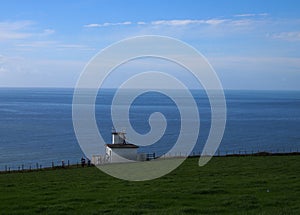 Foghorn Station at St Bees, Cumbria, Great Britain