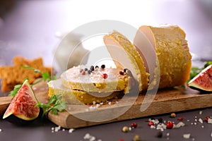 Foie gras and fresh fig