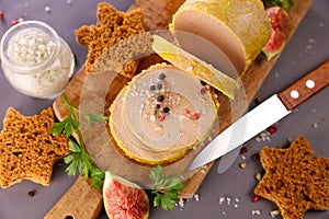 Foie gras and fresh fig