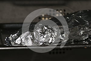 Foil prepared fish