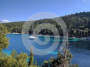 Foki Beach in Fiscardo Kefalonia