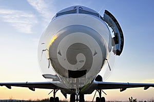 FOKKER 100 from former CARPATAIR