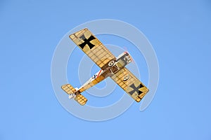 Fokker aircraft in flight