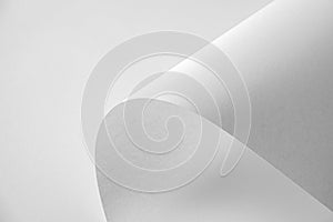 Fold white paper sheets background texture for design