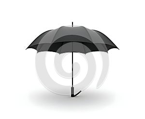 Foldable Umbrella Isolated on White