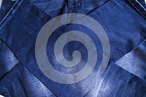 folded blue jeans pant pattern texture background