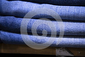 folded blue jeans pant pattern texture