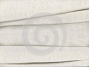 White Folded cotton fabric