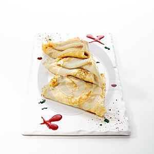 Folded Crepe or Pancake