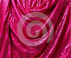Folded disco glitter canvas