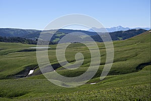 Folded Hills in the Gravelly Range