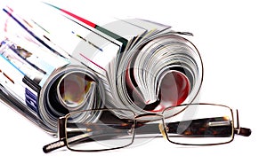 Folded magazines and specs