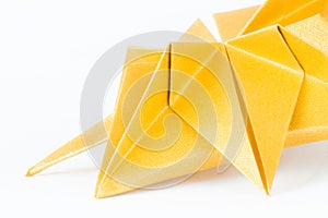 Folded origami star