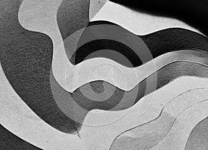 Folded paper abstract