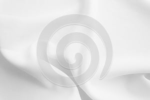 Folded white cloth for background.