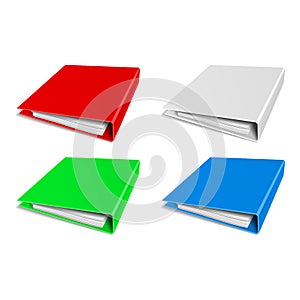 Folder color vector icon