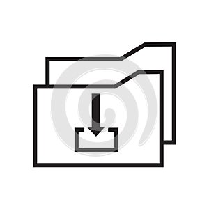 Folder copy, system backup icon